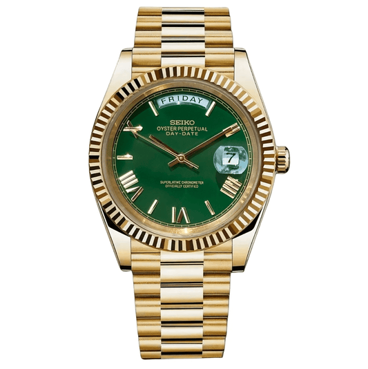 Daydate Gold Green Mod